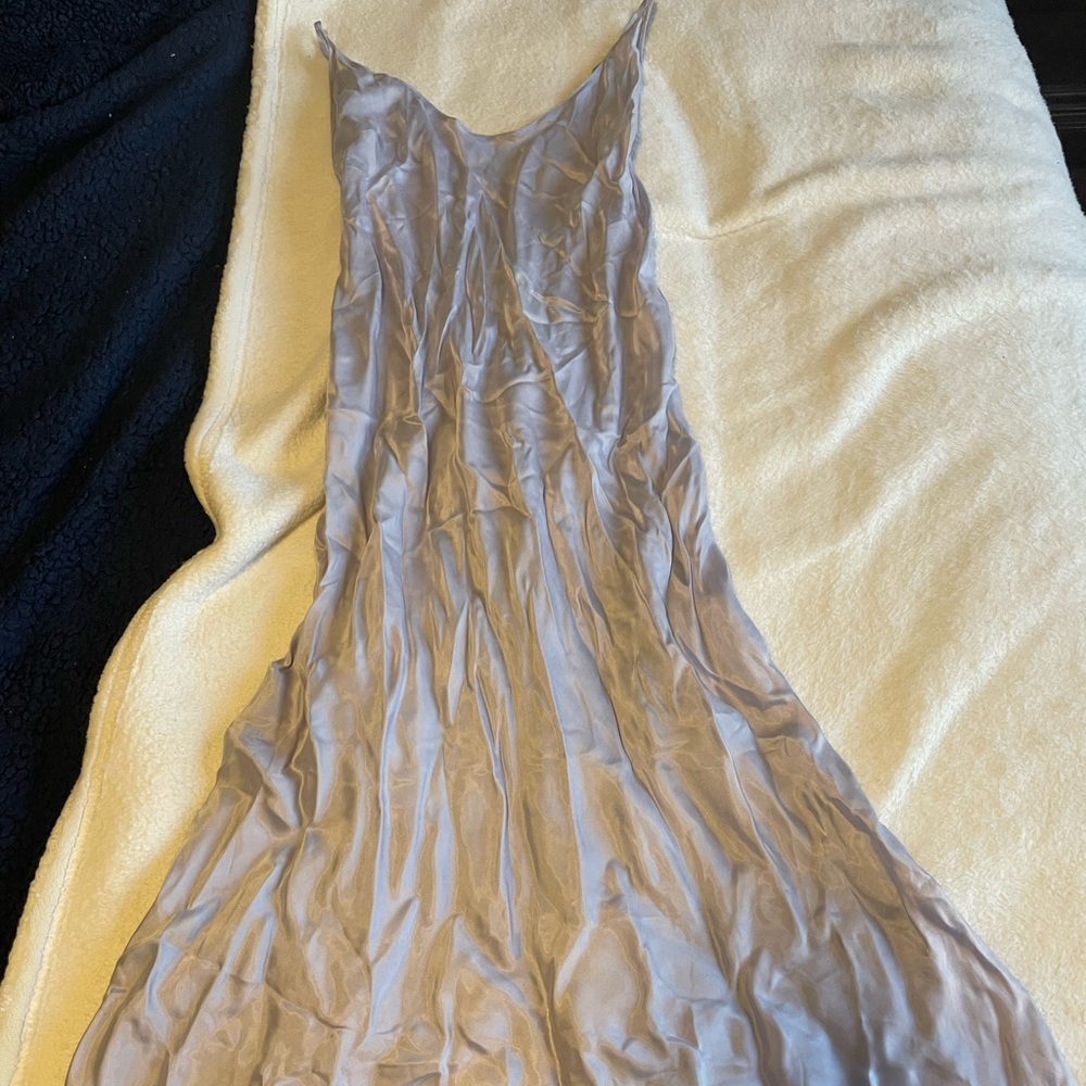Lavender color nightie or silk dress
